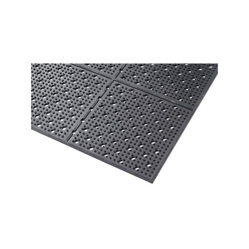 Rubber mat Multi Mat 2 II anti-slip mats improve safety in slippery black color