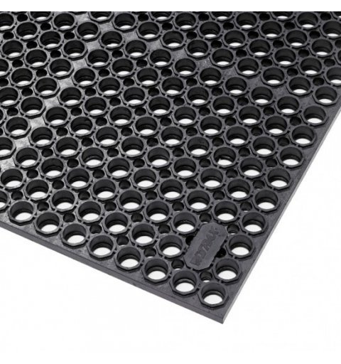 Sanitop Deluxe schwarze Industriematte 91x152 cm