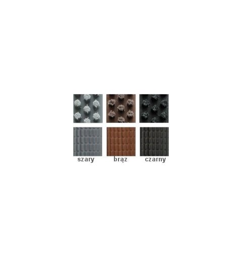 London aluminum doormat with a rubber brush 24 mm to size