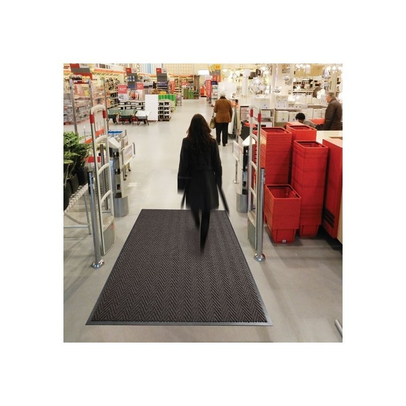 Entrance mat doormat Arrow Trax  strong cleaning charocal color