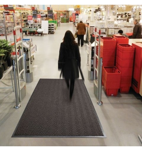 Entrance mat doormat Arrow Trax  strong cleaning charocal color