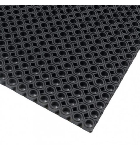 Rubber mat Oct O Flex honeycomb honeycomb 12 mm