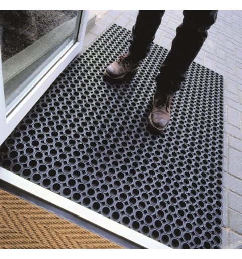Doormat honeycomb rubber Oct-O-Mat 23 mm