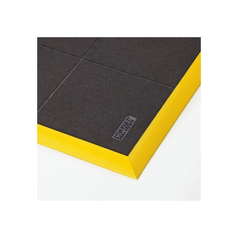 Mata ergonomiczna Cushion Ease Solid Nitrile modułowa 91x91 cm żółte najazdy