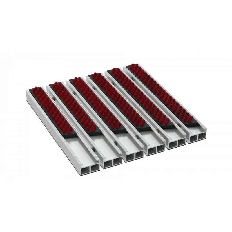 Zonnebrand Prime Onderscheiden Wisser mat aluminium model gamma borstel h 19 mm fabrikant