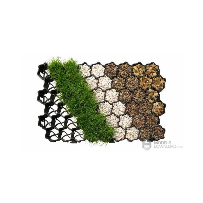 Grids grass lawn grate 60x40x4 cm system S60