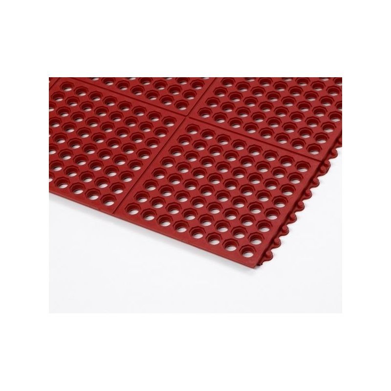 Mata antyzmęczeniowa Cushion Ease Red czerwona 91x91 cm