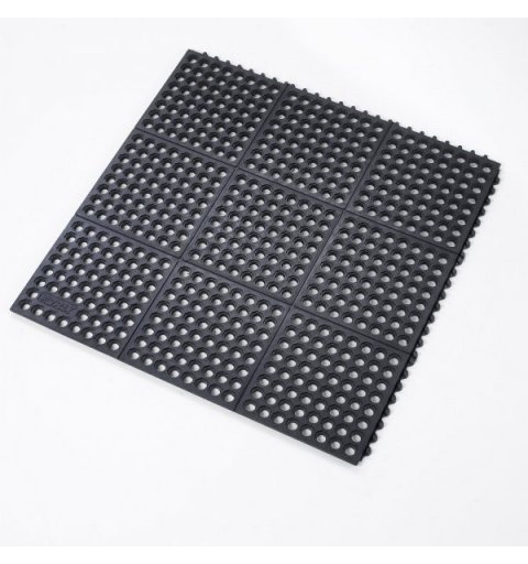 Cushion Ease Nitril ergonomic stand mat 91x91 cm black
