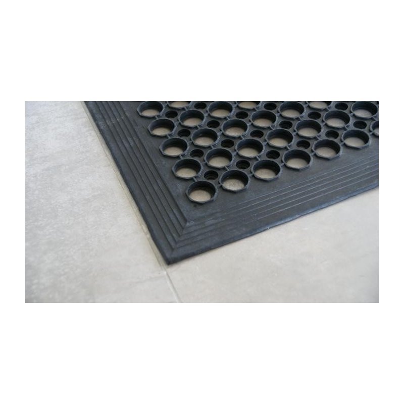 doormat rubber with edging a 90x150 cm openwork