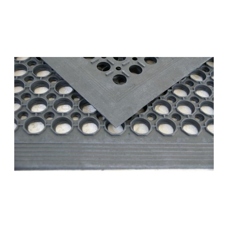 Fußmatte durchbrochene Gummimatte mit einer Einfahrt von 90x150 cm