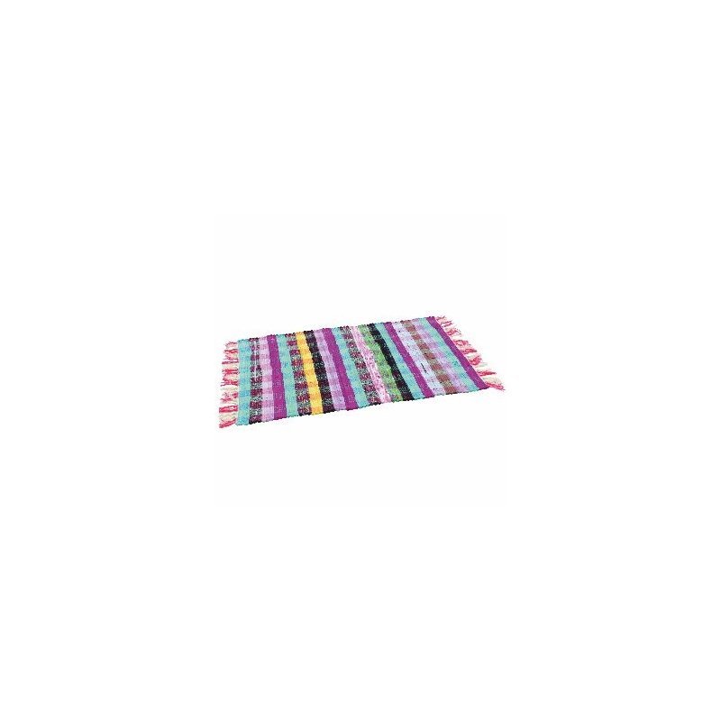 Dywan dywanik bawełniany kolorowy w linie