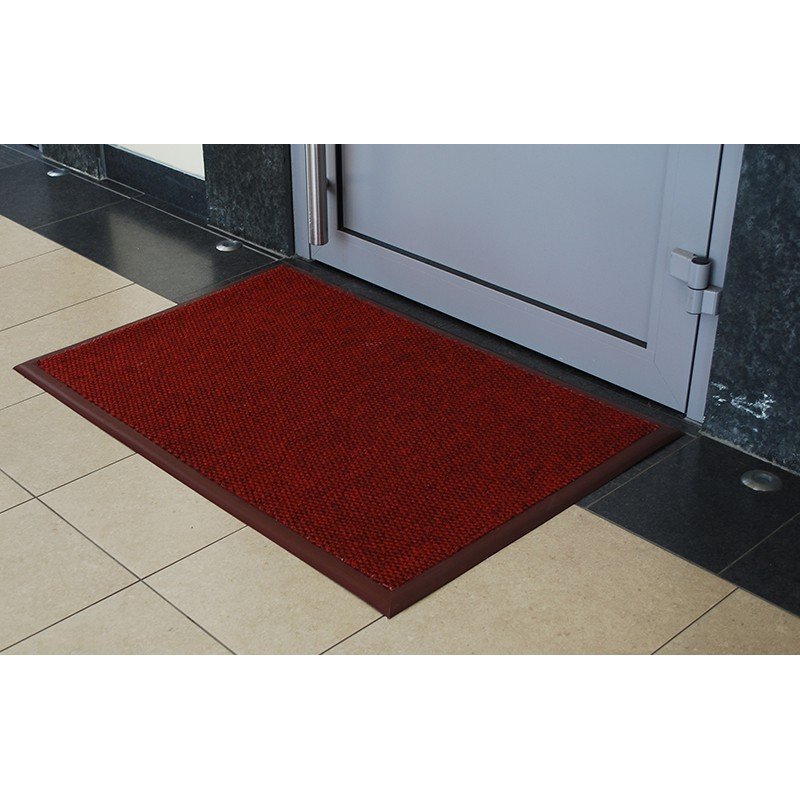 Guardian Platinum Series Indoor Wiper Floor Mat Rubber with Nylon Carpet 5x19 Green 