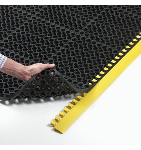 Sanitop Deluxe black industry rubber mat 91x152 cm