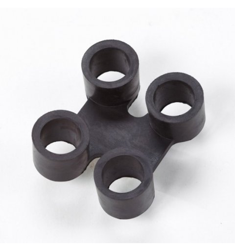 Sanitop Deluxe non-slip black industry rubber mat 91x152 cm