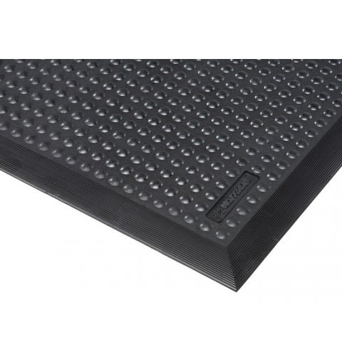 Ergonomic anti-fatigue rubber mat Skystep black color