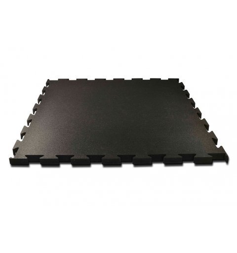 Fitnessmatten puzzel 100x100 cm zwart