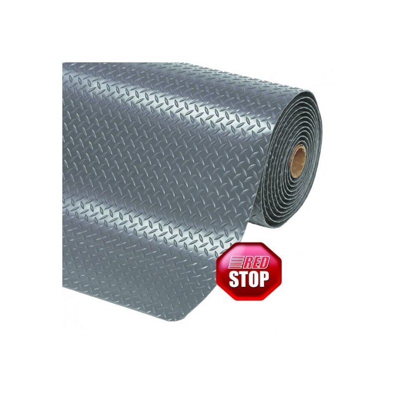 Anti-slip mat anti-fatigue ergonomic Cushion Trax  black yellow grey