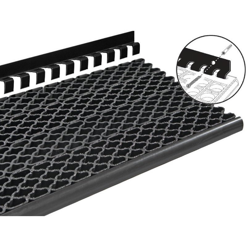 Arabesque anti-slip mat for exterior stairs