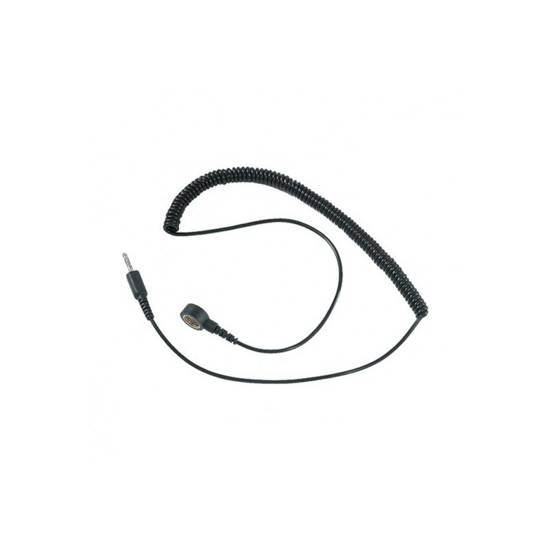 ESD coil cable anistatic 180 cm black