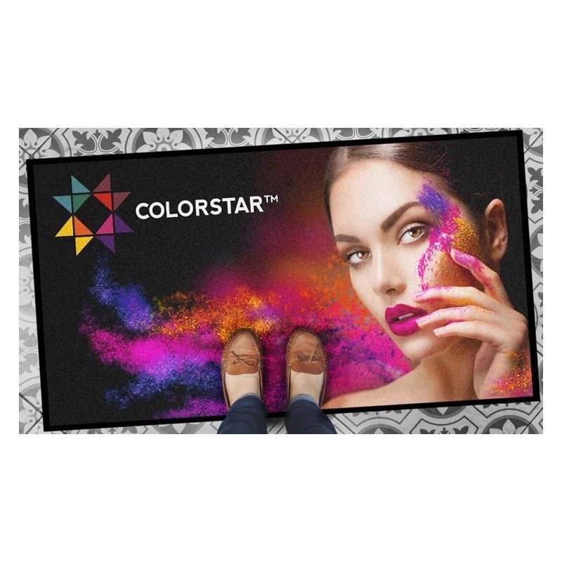 Mata z logo nadrukiem Colorstar dowolny wymiar