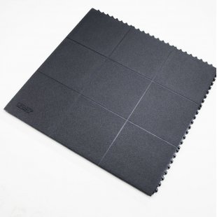 Antislip ergonomic modulaire mat Cushion Ease Solid stevige h 19 mm