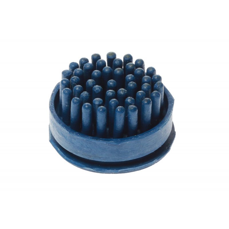 Domino rubber doormat brushes 10 pieces blue