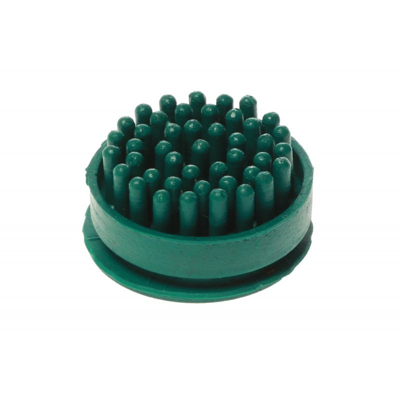 Domino rubber doormat brushes 10 pieces green color