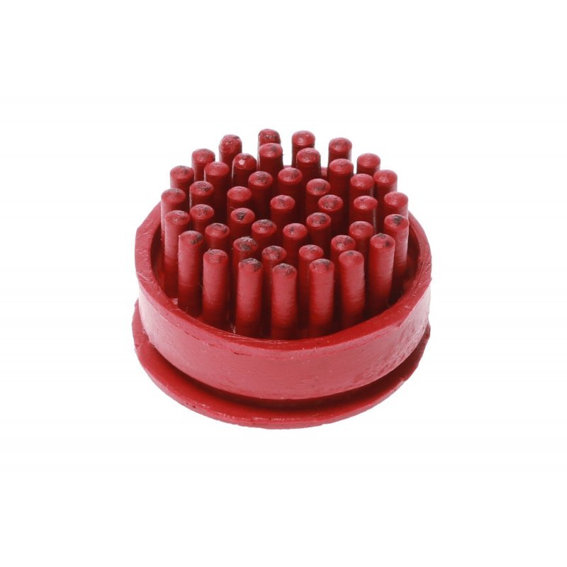 Domino rubber doormat brushes 10 pieces red color