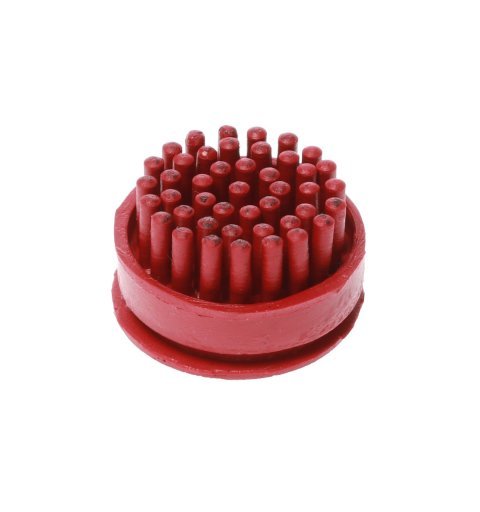 Domino rubber doormat brushes 10 pieces red color