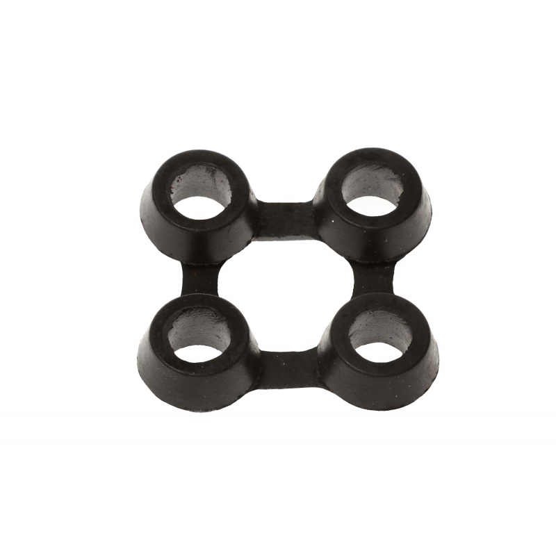 Domino rubber mat connectors 18 mm thick 7 × 7 cm 3 pieces set
