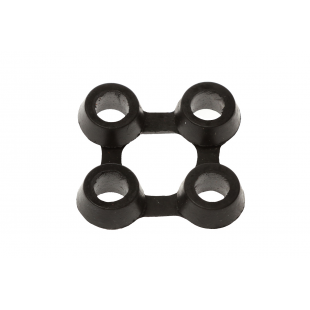 Domino-Steckverbinder für Gummimatten Dicke 18 mm 7 × 7 cm 3er-Set
