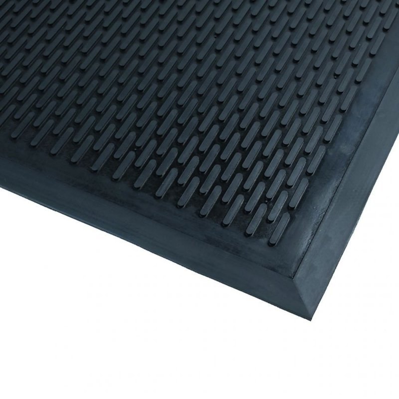 Rubber mat Soil guard doormat black scrape