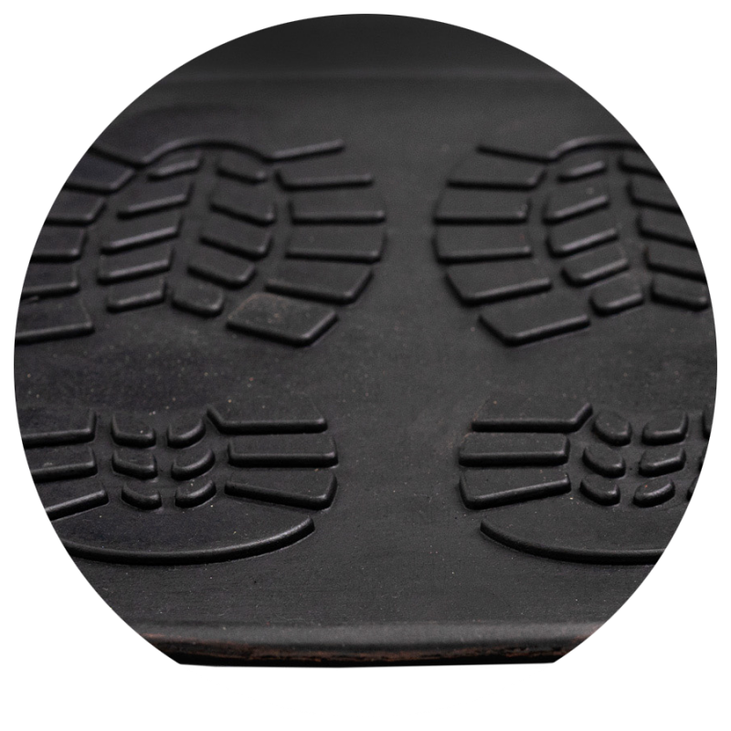 Schoenenrek 40x80 cm, rubberelastiek zwart