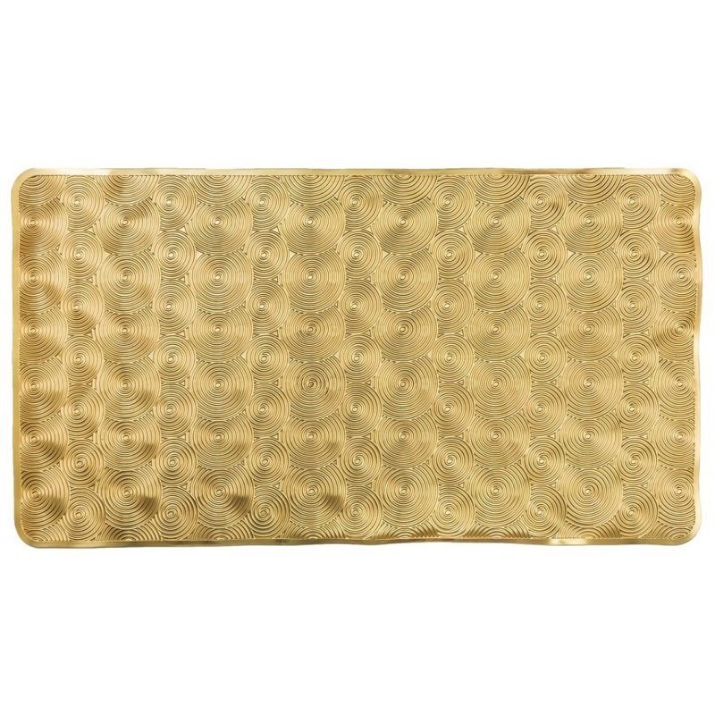 Glamour anti-slip mat for the shower bathtub 72x40 cm gold