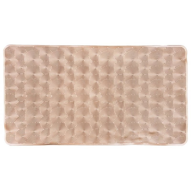 Glamour anti-slip mat for the shower bathtub 72x40 cm rose gold