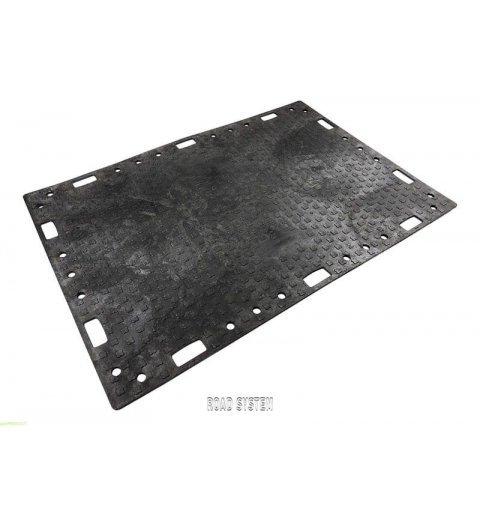 Płyta Drogowa 120x180 cm h 2 cm z wypustkami czarna mata drogowa