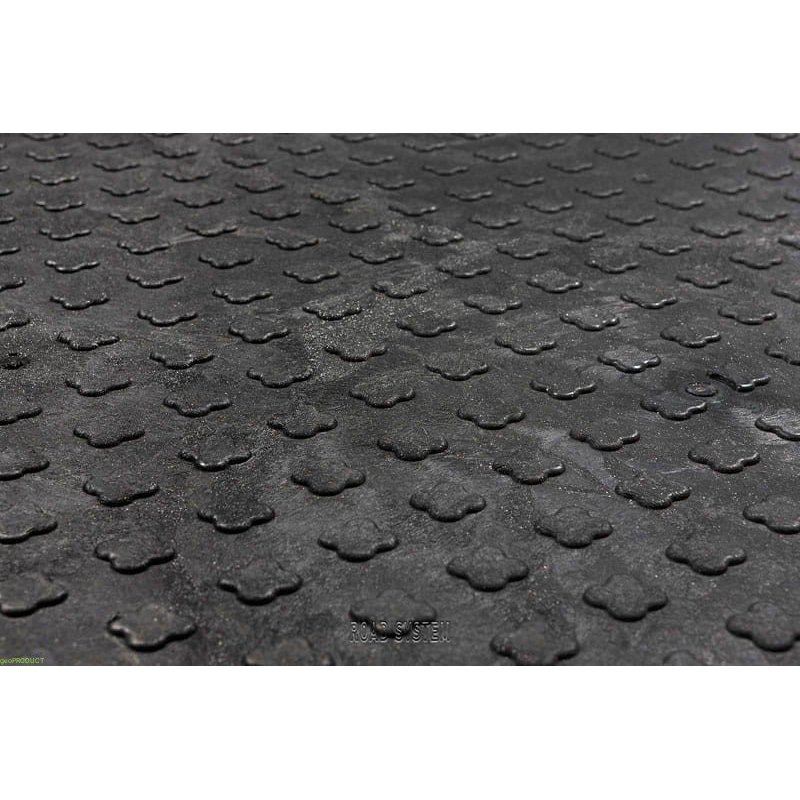 Road plate 120x180 cm 2 cm 50 tons black road matting