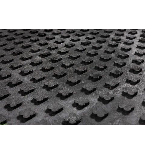 Road plate 120x180 cm 2 cm 50 tons black road matting