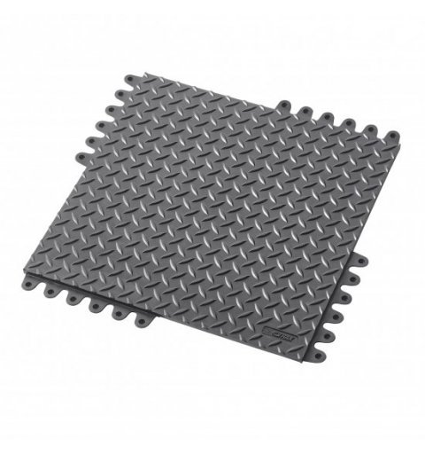 ESD antistatische antislip mat De-Flex 45x45x1,9 cm black