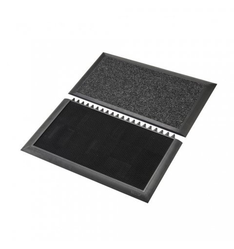 Sani Master 2 zone entrance disinfection mat Disinfecting foot bath with drying entrance mat