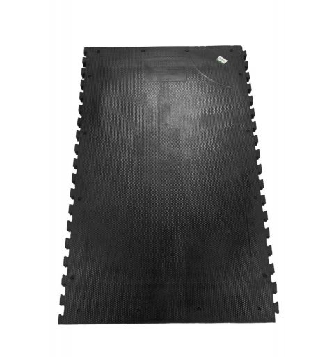 Mata legowiskowa hodowlana 183 x 112.5 x 6.2 cm czarna z podwójnym wypełnieniem piankowym 60mm (1,80 x 1,12 m)