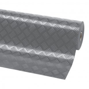 Gray rubber mat Check n Roll 3 mm roll