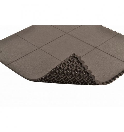 Anti-slip anti-fatigue mat Cushion Ease Solid ESD Nitrile FR 91x91 cm