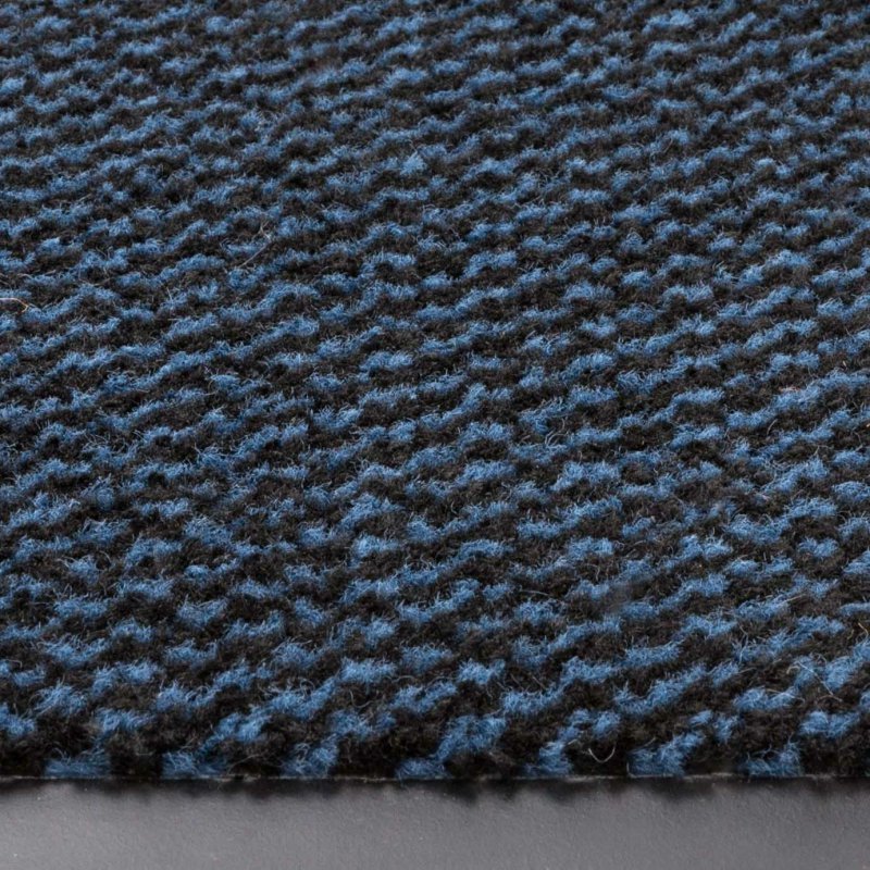 Mata wycieraczka wejściowa tekstylna Equateur dots niebieska blue