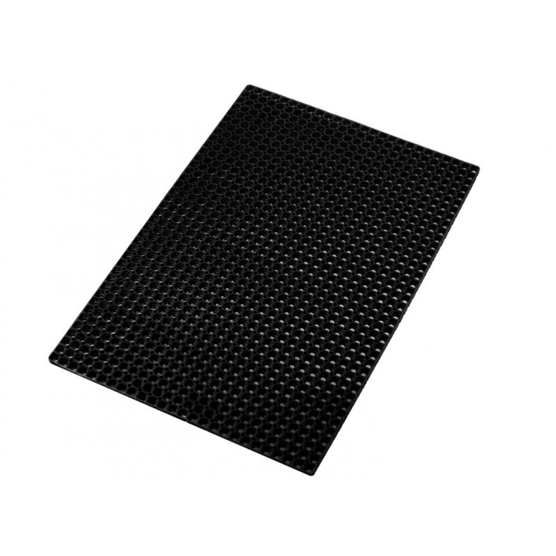Surplus rubber mat for playgrounds and outdoor gyms hic 300 cm black color 100x150 cm