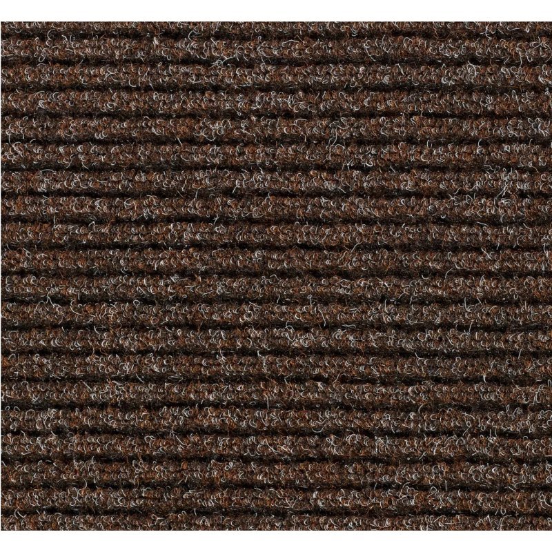 Mata wejściowa Heritage Rib brązowa brown wycieraczka do butów tekstylna prążek linie