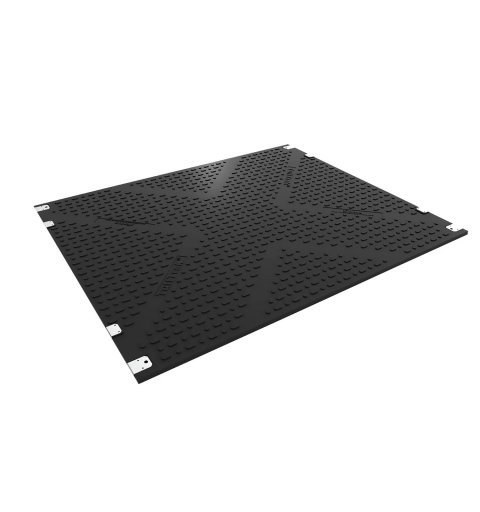 Road plate up to 150 tons 250 x 300 x 3.8 cm black strong ST TTST