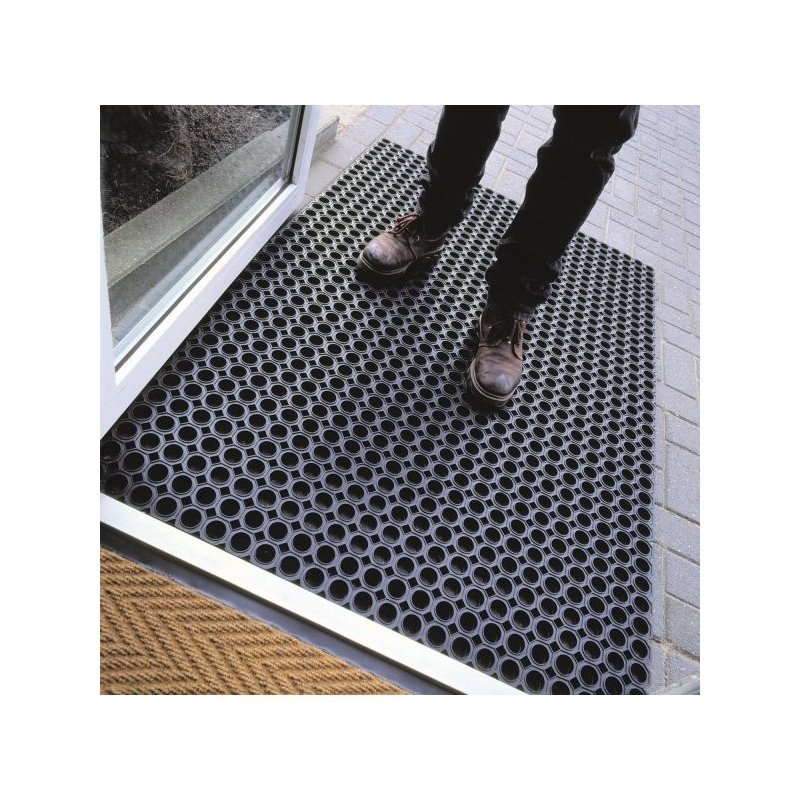Fußmatte Gummi-Wabenmatte Octo Door, Erhältlich in vielen Größen, etm,  rechteckig, Höhe: 23 mm